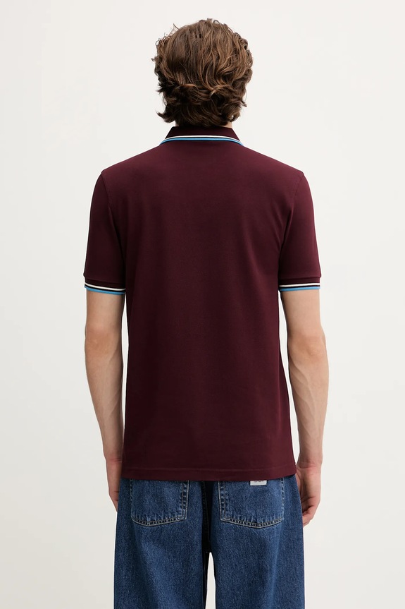 Clothing Fred Perry cotton polo shirt M3600 maroon