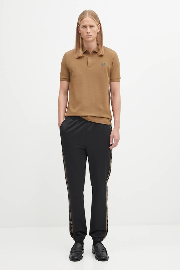 Fred Perry cotton polo shirt M6000 green
