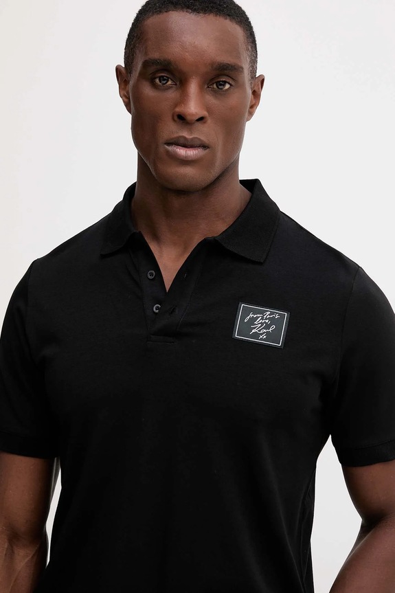 Polo tričko Karl Lagerfeld Karl Lagerfeld x Paris Hilton černá 554235.745420