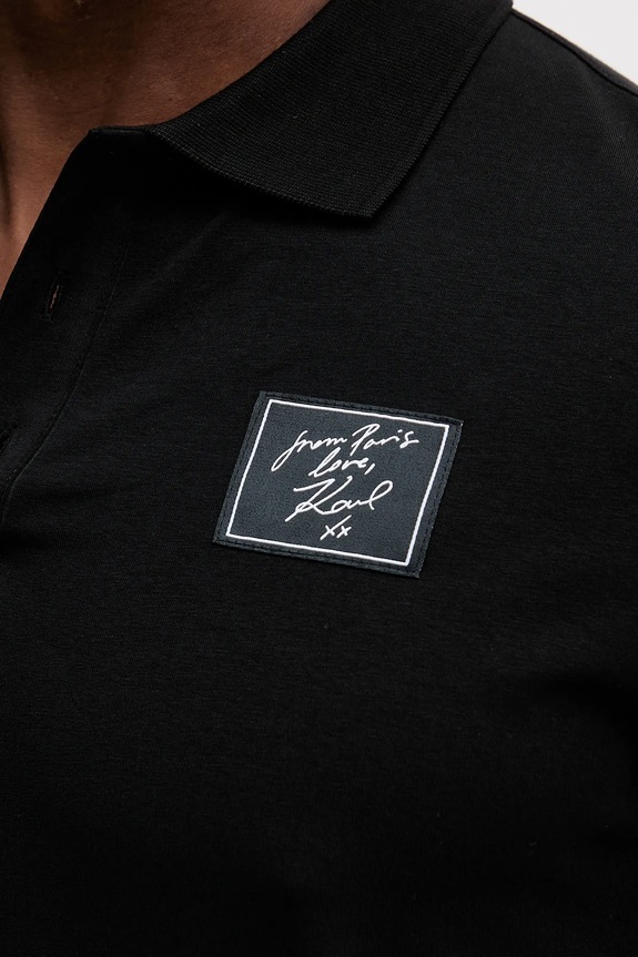 Polo tričko Karl Lagerfeld Karl Lagerfeld x Paris Hilton 554235.745420 černá