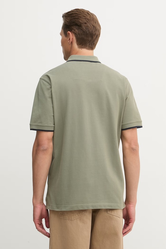 Îmbrăcăminte Aeronautica Militare polo de bărbați din bumbac PO1308UP00082 verde