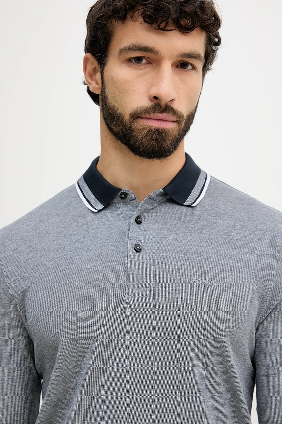 Polo tričko BOSS H-Pittman 141 tmavomodrá 50531352