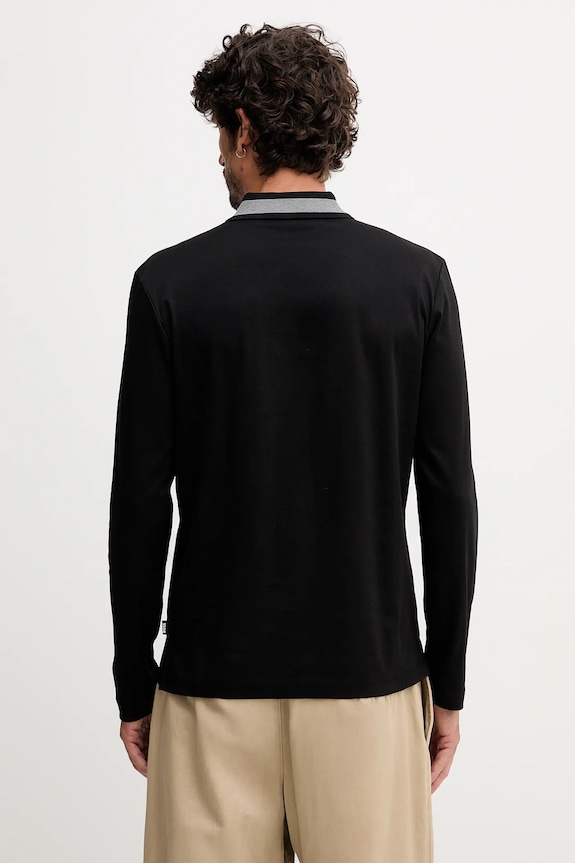 Abbigliamento BOSS top a maniche lunghe in cotone H-Pleins 200 50549257 nero