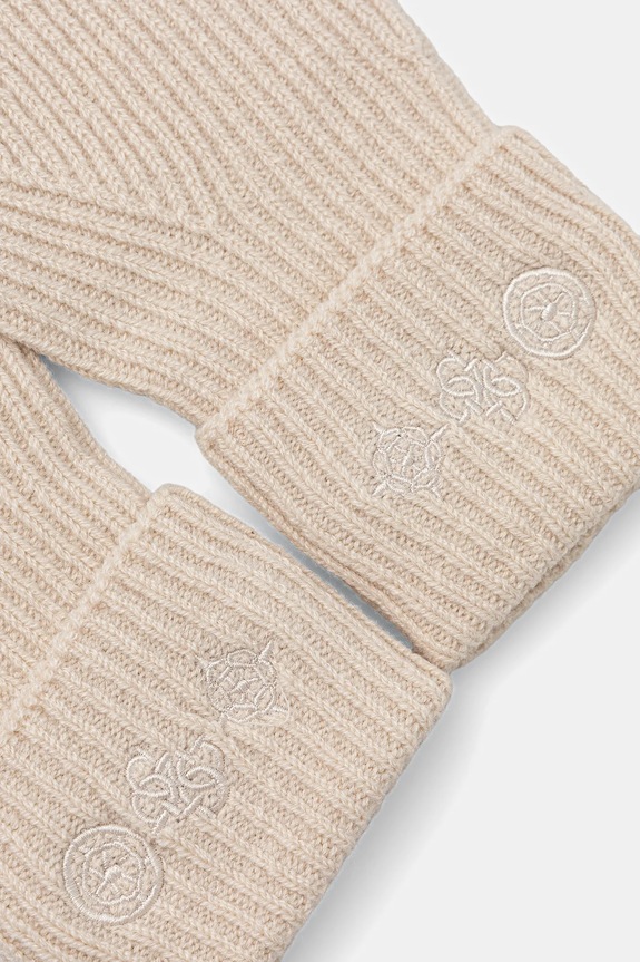 Rukavice s prímesou vlny Guess CRESIDIA AW5405.POL02 béžová AW25
