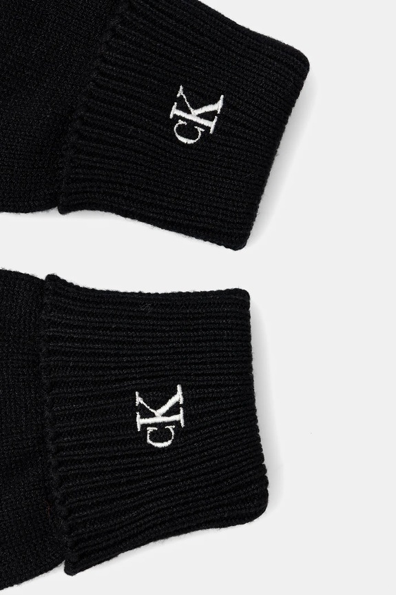 Calvin Klein rękawiczki LV14F8021G czarny AW25