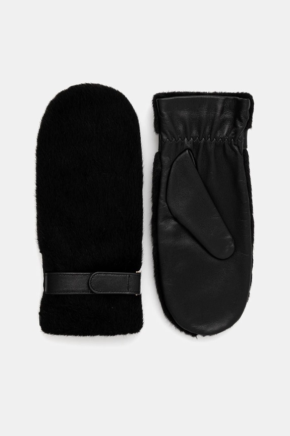 BOSS mănuși Yosie-F piele negru 50551632