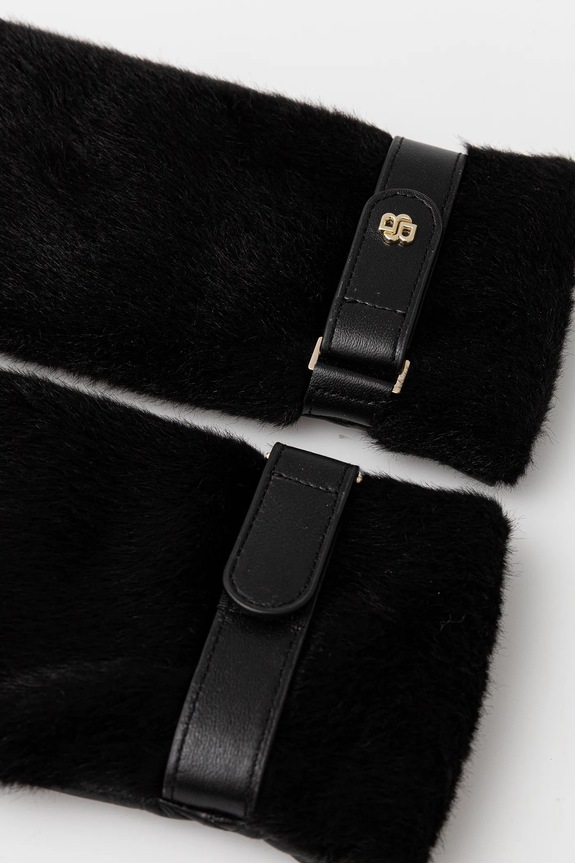 BOSS mănuși Yosie-F 50551632 negru AW25