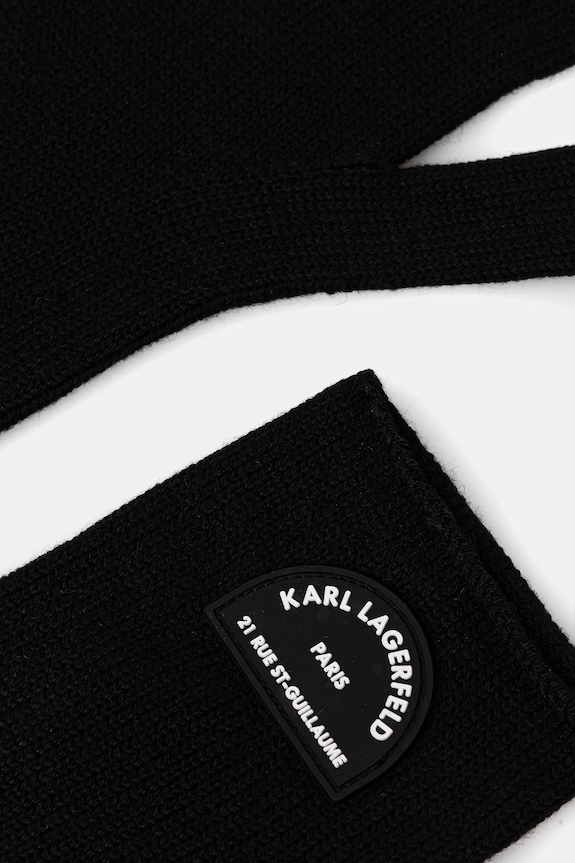 Rukavice Karl Lagerfeld K/RSG A4W33014 crna AW25