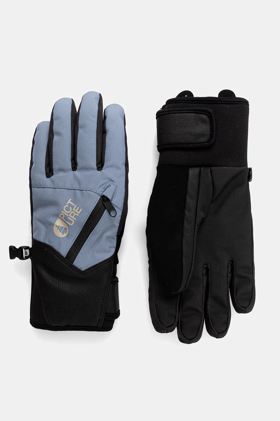 Picture síkesztyű Kakisa Gloves téli sportok kék GT0186