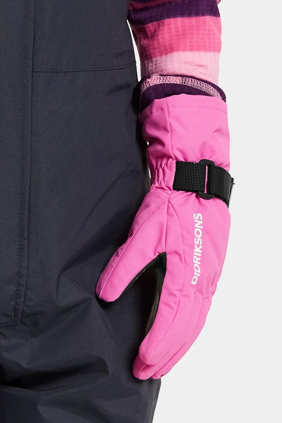 Detské rukavice Didriksons BIGGLES GLOVES 3 505033.9BYA ružová AW25