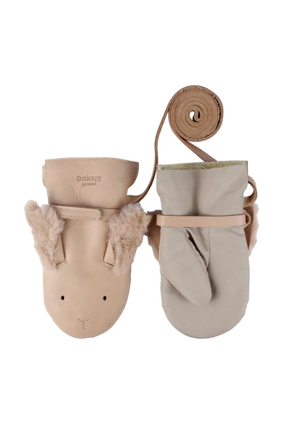 Donsje rękawiczki dziecięce Kapi Exclusive Mittens Fluffy Bunny 6019108 różowy AW25