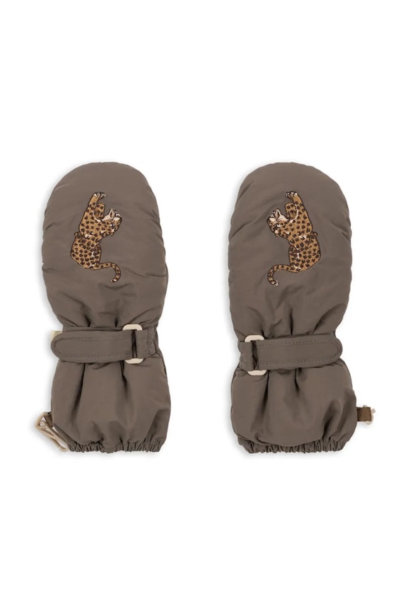 Otroške rokavice Konges Sløjd JUNO MITTENS KS103487.9BYA rjava AW25