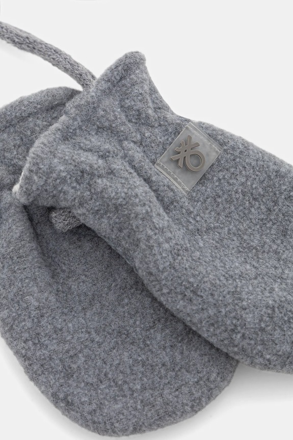 Βρεφικά γάντια United Colors of Benetton 6U87GG007.P.Seasonal γκρί AW25