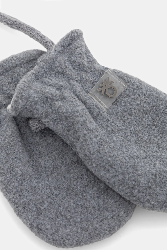 Βρεφικά γάντια United Colors of Benetton 6U87GG007.P.Seasonal γκρί AW25