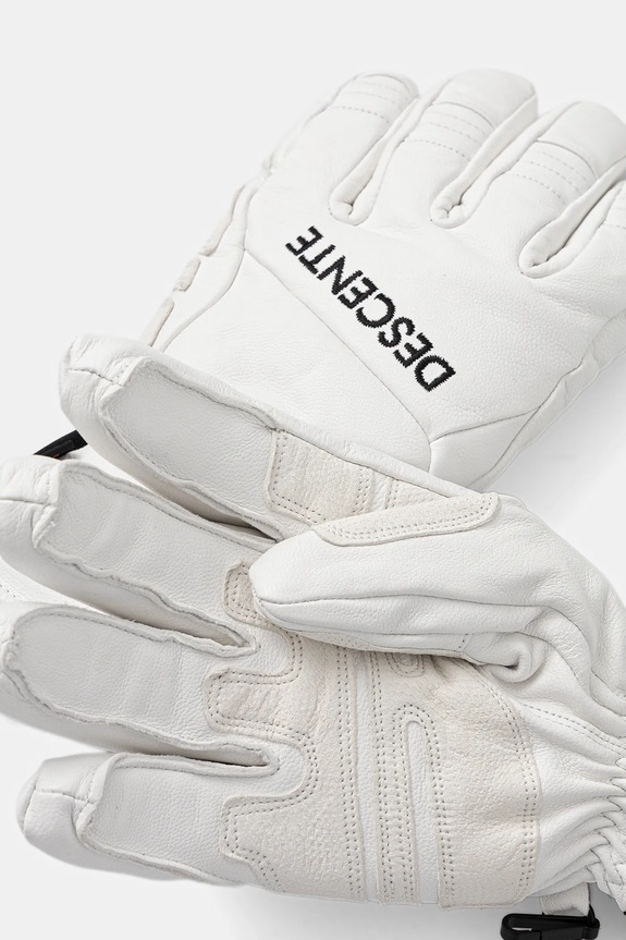 Гірськолижні шкіряні рукавички Descente LEATHER GLOVE DW5FGV01MU білий AW25