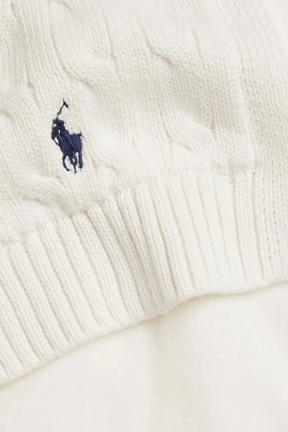 Polo Ralph Lauren gyerek pamut sál 323953206005 bézs AW25