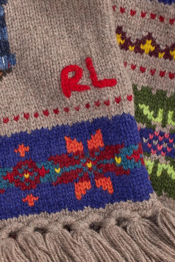 Accessori Polo Ralph Lauren sciarpa in lana 455981438 multicolore