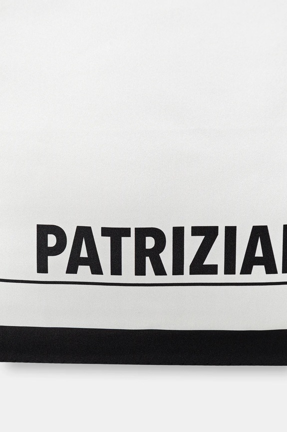 Patrizia Pepe eșarfă de mătase 8F0081.A4X1 alb SS26