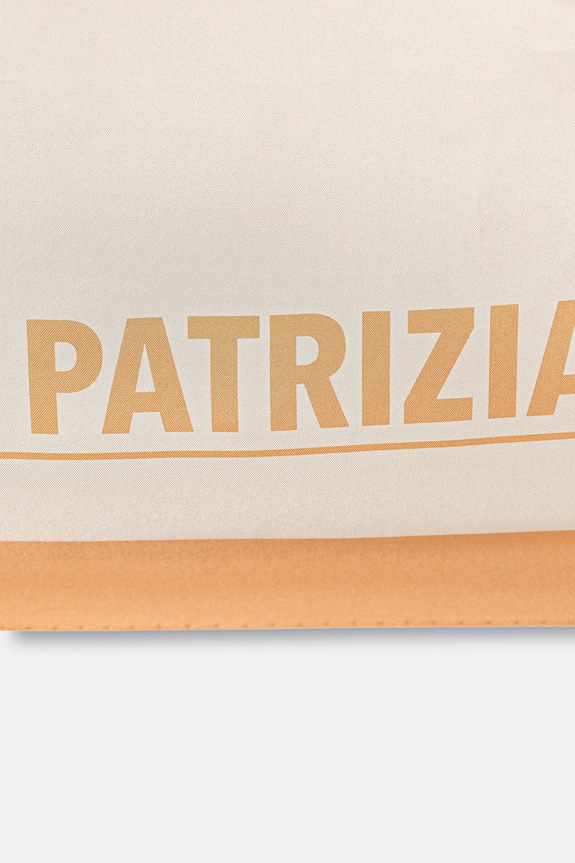 Patrizia Pepe eșarfă de mătase 8F0081.A4X1 bej SS26