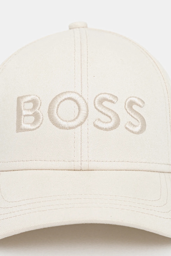 Bavlnená šiltovka BOSS Ari-BOSS-E 50544386 béžová AW25