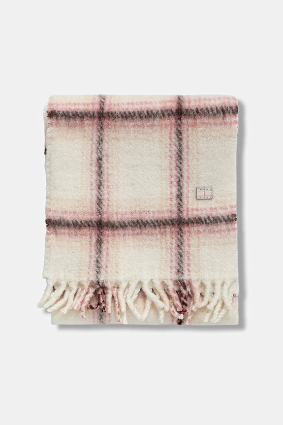 Tommy Jeans scialle con lana AW0AW17904 rosa AW25