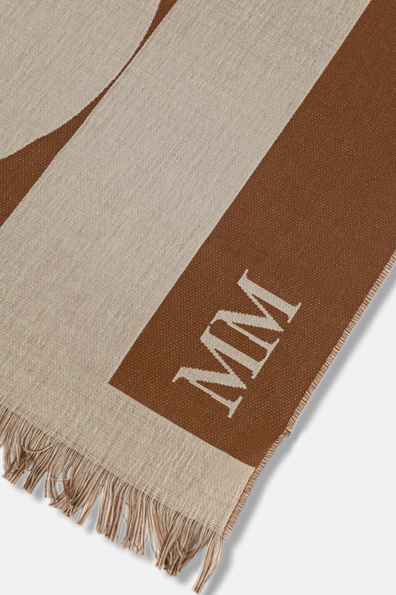 MM by Max Mara eșarfă din amestec de lână CORONA 2526546027600 bej AW25