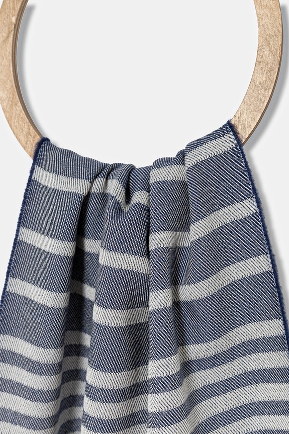 MM by Max Mara szalik wełniany DIADEMA 2526546038600 granatowy AW25