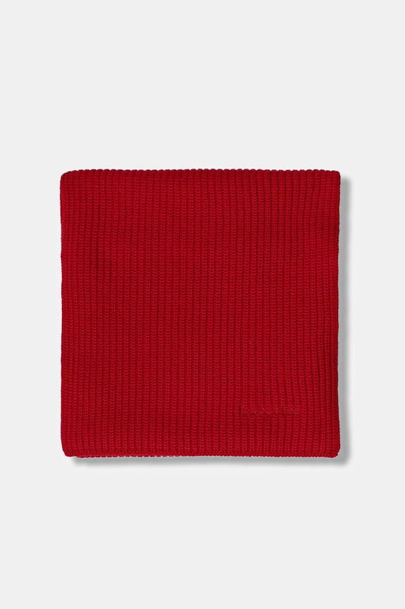 Vlněná šála Lanvin 710009252 béžová AW25