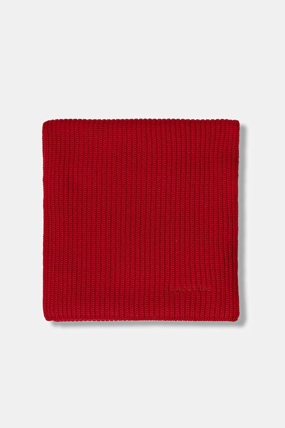 Vlněná šála Lanvin 710009252 béžová AW25