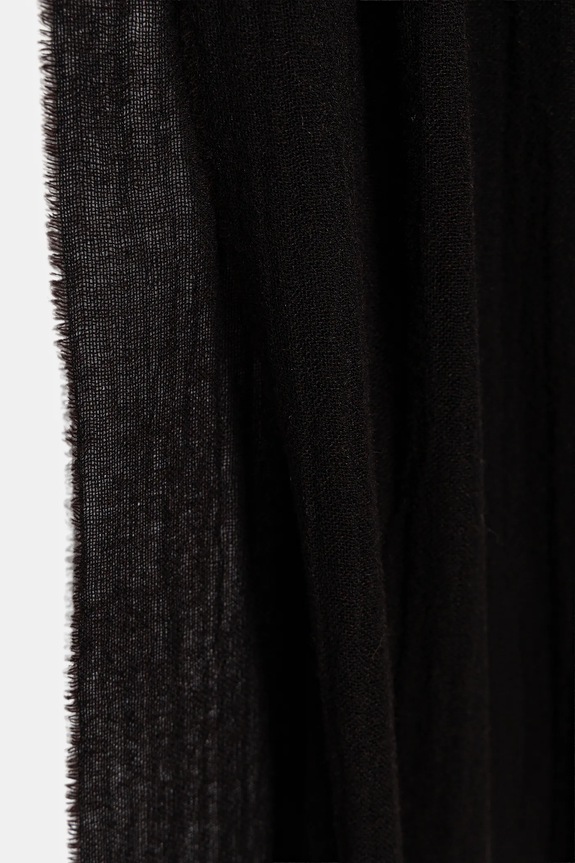 Lanvin szalik wełniany 710003794 brązowy AW25