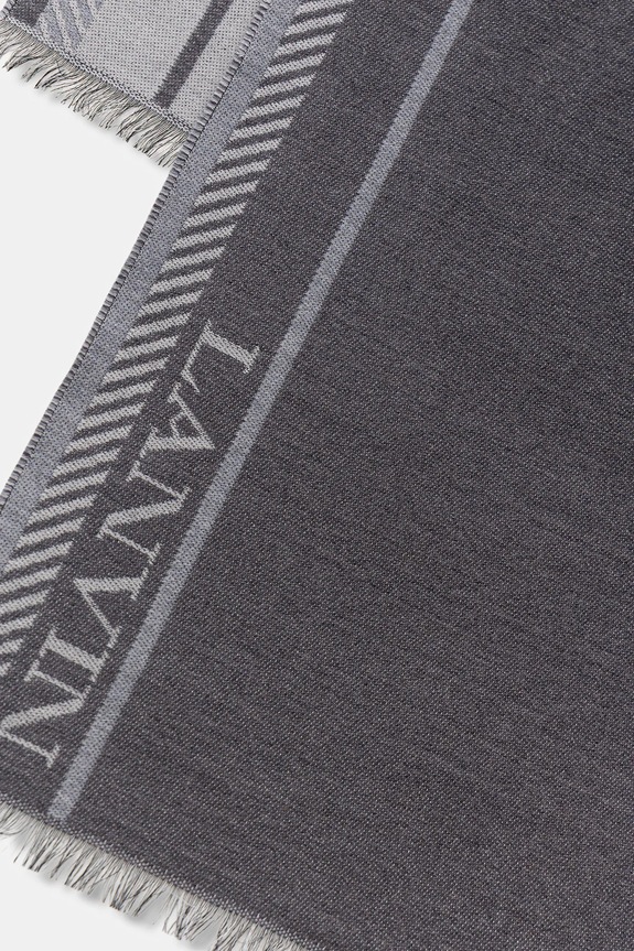 Akcesoria Lanvin szalik z dodatkiem wełny 710009280 szary