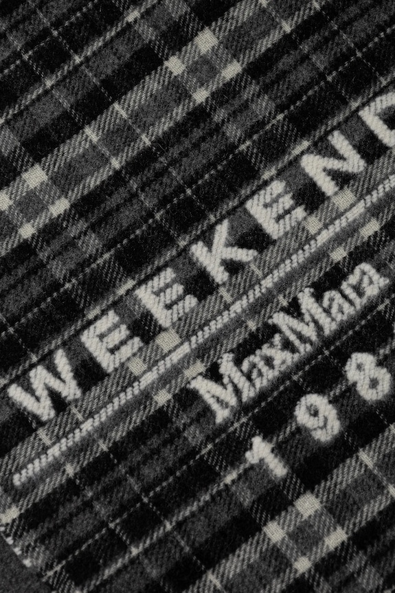 Vlněná šála Weekend Max Mara PAGELLA 2525546085600 šedá AW25