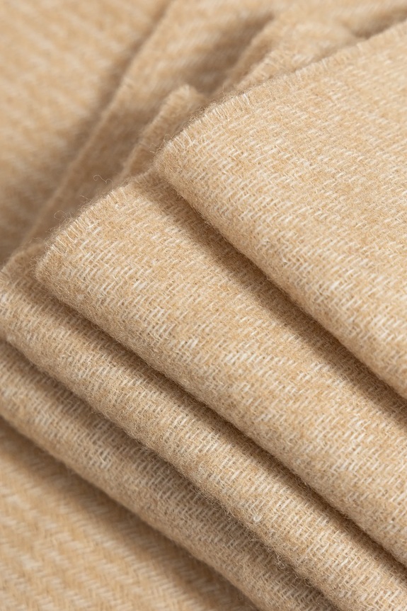 Αξεσουάρ Κασκόλ με προσθήκη μαλλιού Patrizia Pepe 2F0124.A681 μπεζ