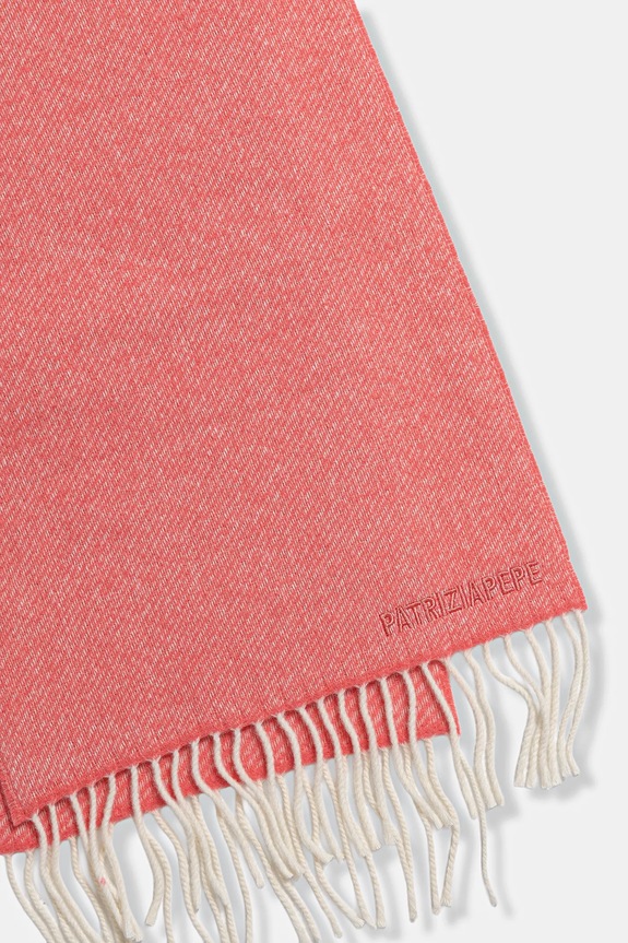 Κασκόλ με προσθήκη μαλλιού Patrizia Pepe 2F0124.A681 ροζ AW25