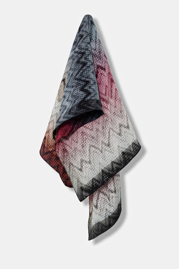 Missoni esarfa de matase matase multicolor FO41CRDA272