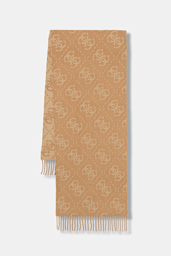 Шарф Guess тканина коричневий W5BZ33.Z4210