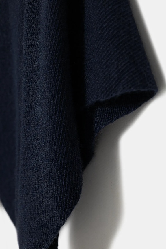 Sessun scialle con lana 25115005 blu navy AW25