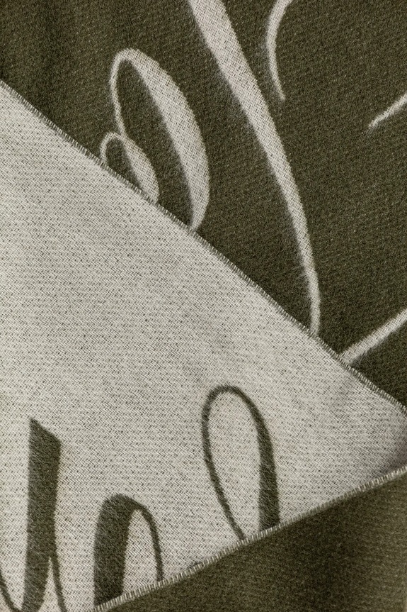 Μάλλινο κασκόλ Tommy Hilfiger AW0AW17786 πράσινο AW25