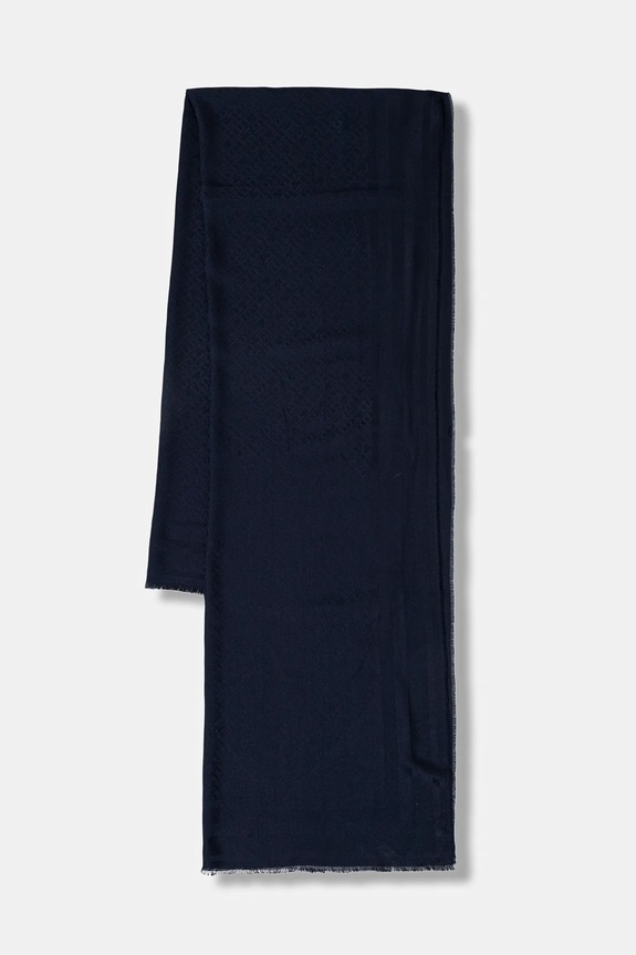 Tommy Hilfiger scialle tessuto blu navy AW0AW17789