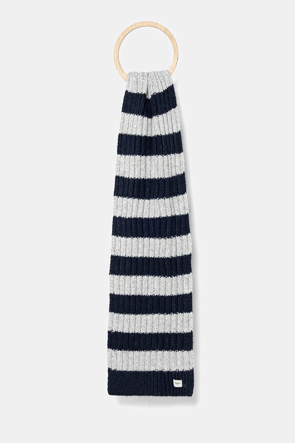 Pepe Jeans sciarpa maglia blu navy PL0600003