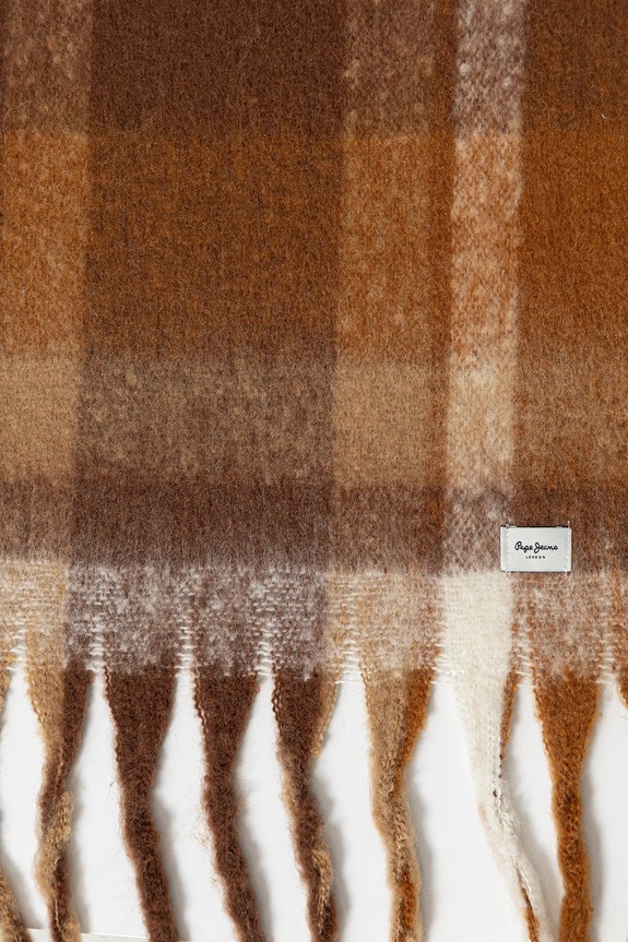 Κασκόλ Pepe Jeans PL1100011 καφέ AW25