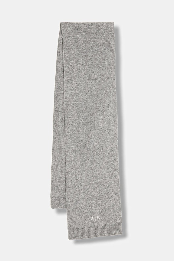 Armani Exchange sál gyapjúkeverékből apró mintás szürke XW001520.AF16181