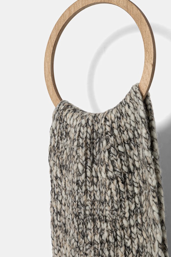 MAX&Co. szalik z wełną 2526746047200 czarny AW25