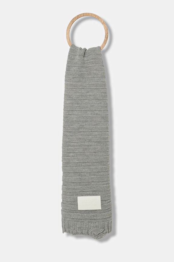 MM6 Maison Margiela eșarfă de lână lana gri S52TE0054.M13040.857M