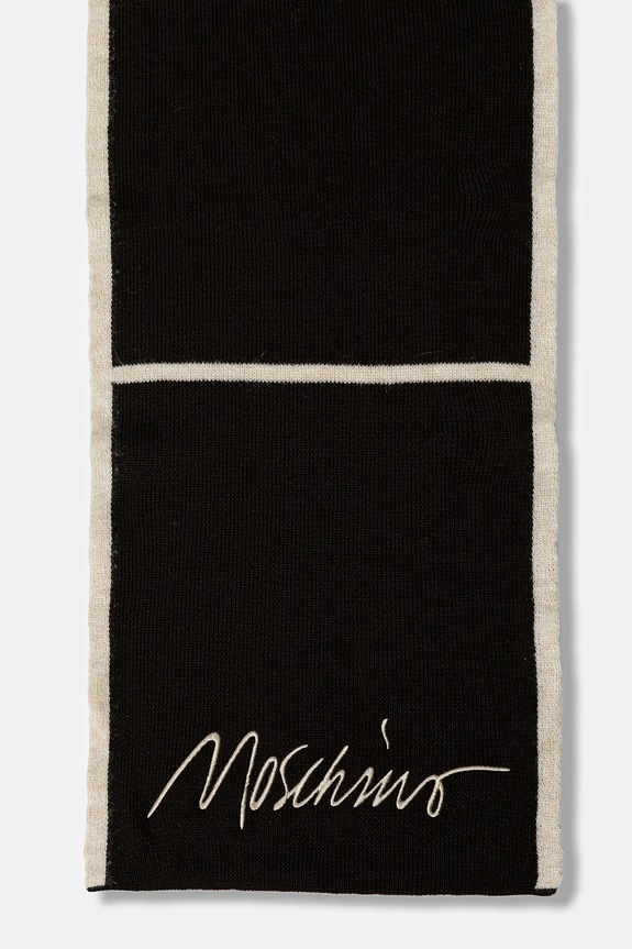 Vlnený šál Moschino M3351.30843 hnedá AW25