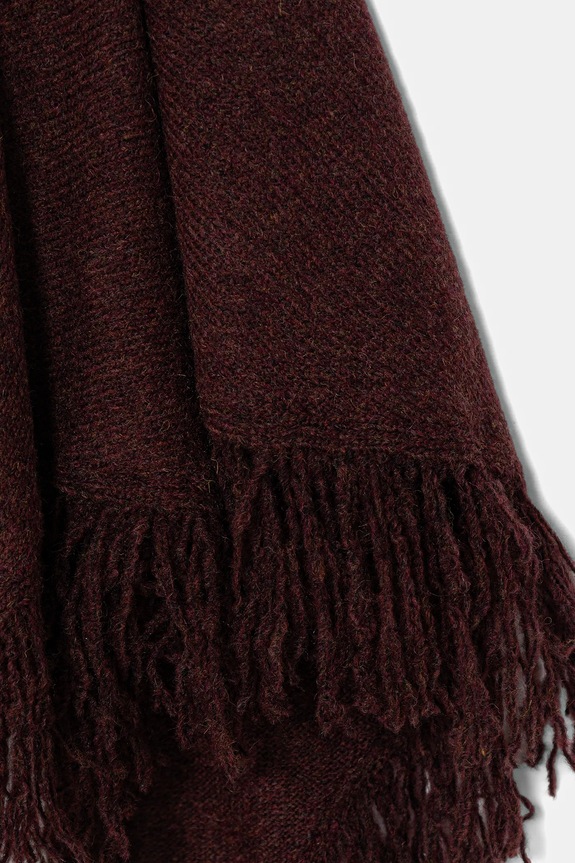 Šál s prímesou vlny Pedro del Hierro 4962471 burgundské AW25