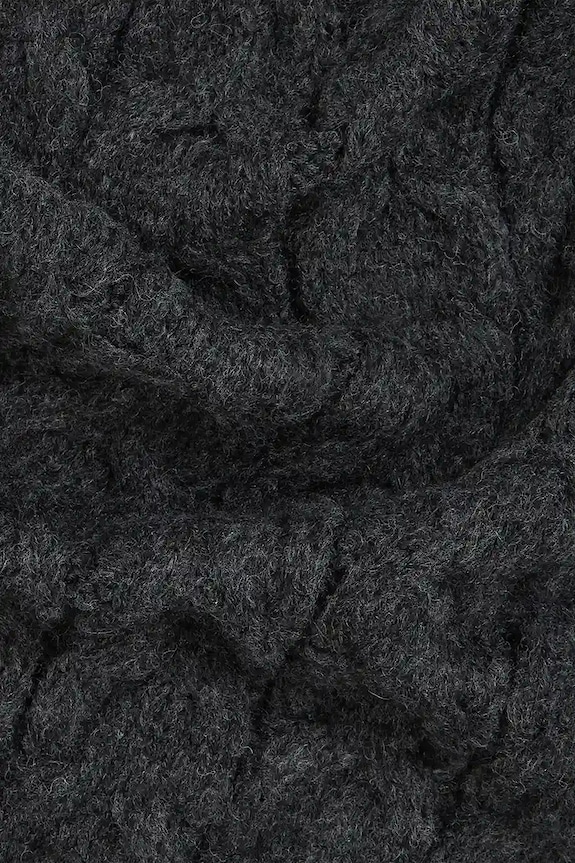 Μαντήλι από μείγμα μαλλιού Karl Lagerfeld IKON γκρί A4W33029