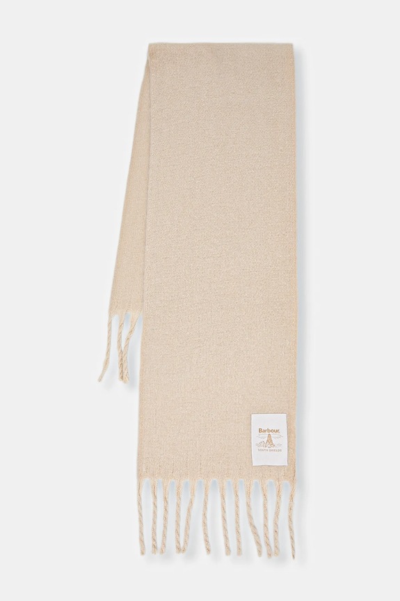 Šal Barbour Pletenina bež LSC0458
