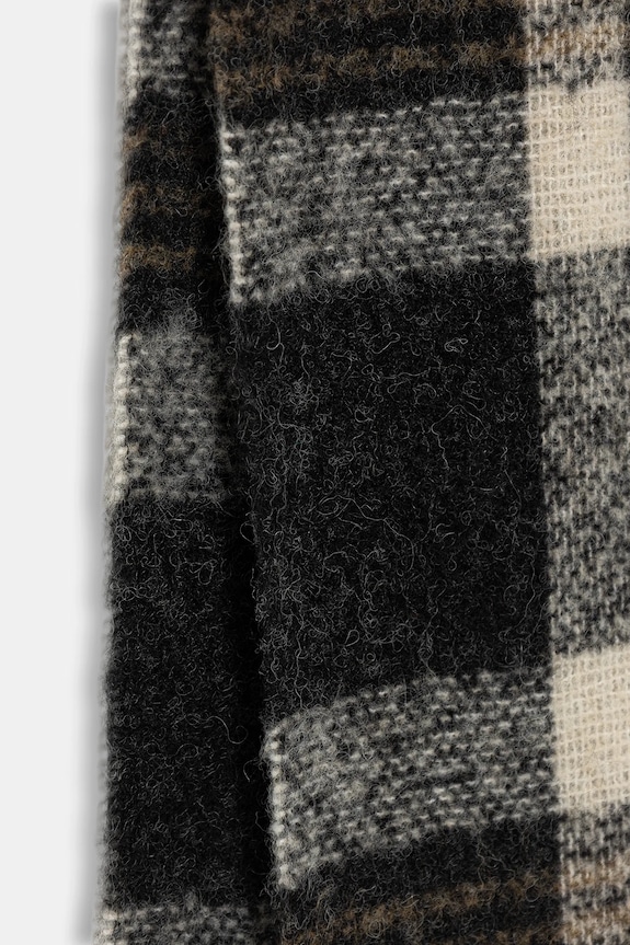 United Colors of Benetton eșarfă cu lână 62QJDU027 negru AW25