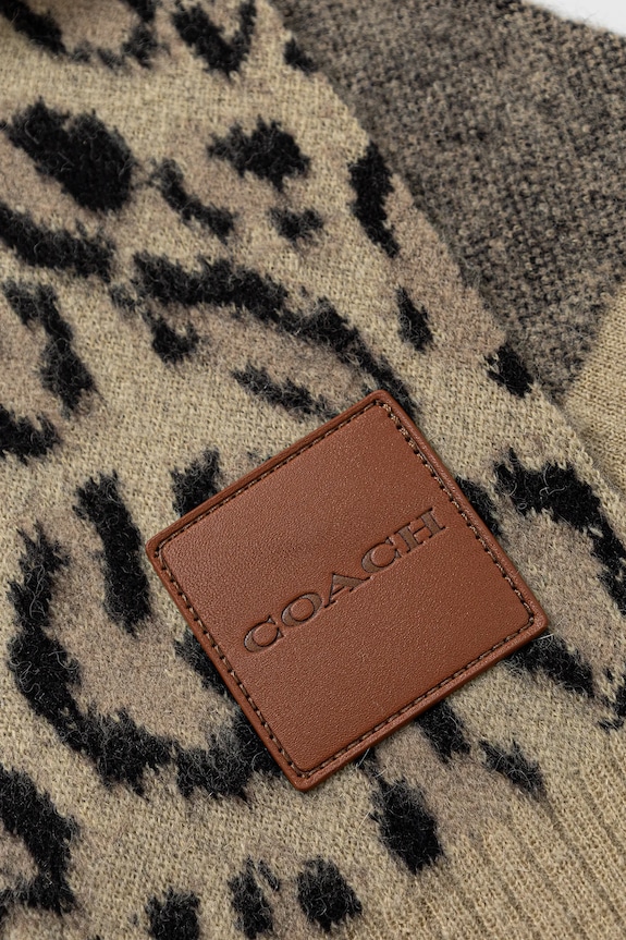 Accesorii Coach eșarfă cu lână 29CCM91 maro